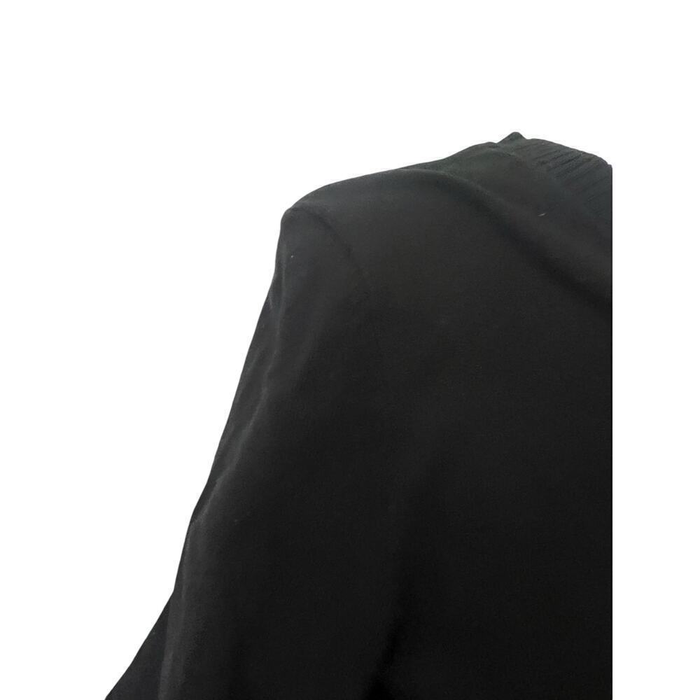 Vintage W&B Black Button Down Silk Blend Sweater Fitted   M​ - Picture 7 of 9